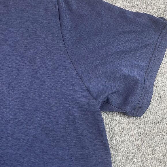 Nike Dri Fit Shirt Mens Extra Large Navy Blue Fitness Performance Crewneck XL - Picture 13 of 16